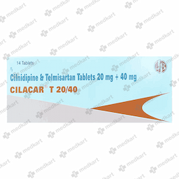 CILACAR T 20/40MG TABLET 14'S