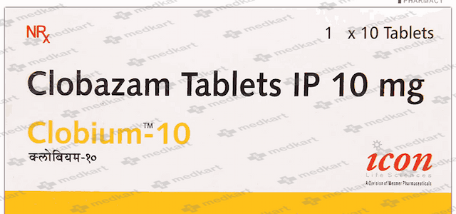 CLOBIUM 10MG TABLET 10'S