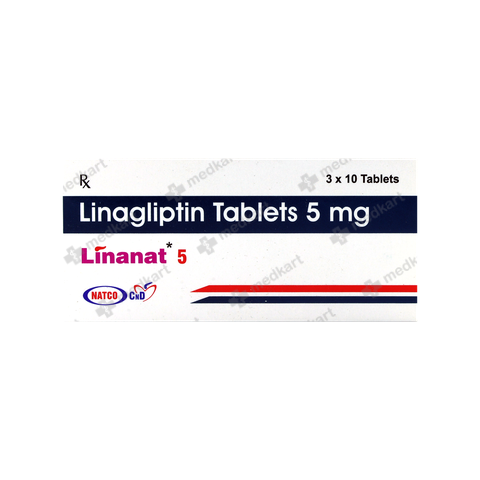 LINANAT 5MG TABLET 10'S