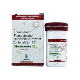 BUDAMATE 200MCG TRANSCAP 30'S