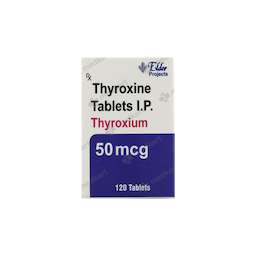 THYROXIUM 50MCG TABLET 120'S