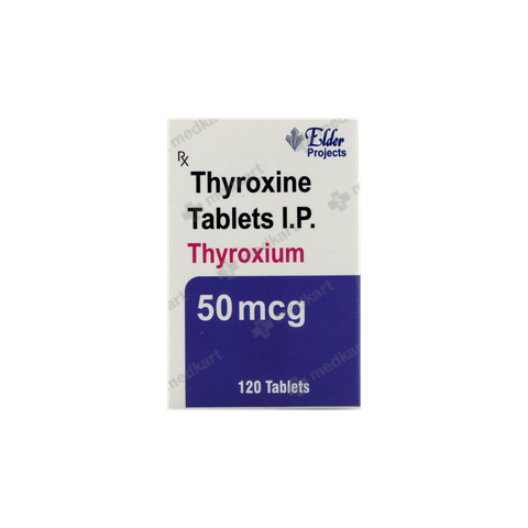 THYROXIUM 50MCG TABLET 120'S