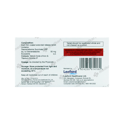 VELNOF ER 50MG TABLET 10'S