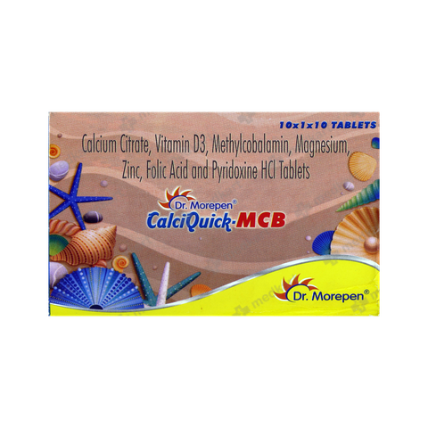 CALCIQUICK MCB TABLET 10'S