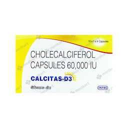 CALCITAS D3 CAPSULE 4'S