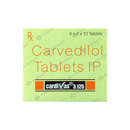 CARDIVAS 3.125MG TABLET 10'S