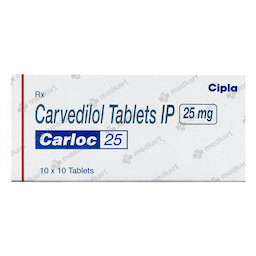 CARLOC 25MG TABLET 10'S