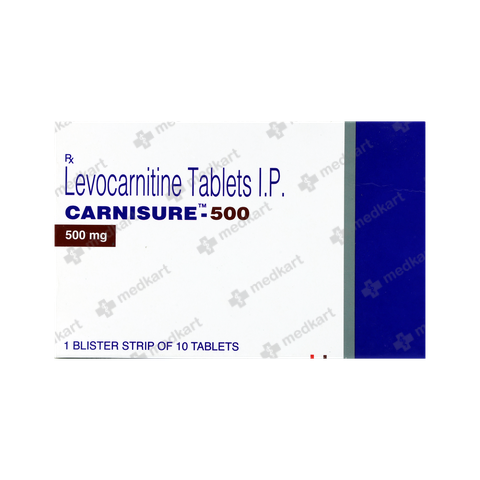 CARNISURE 500MG TABLET 10'S