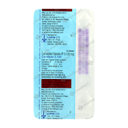 CARVISTAR 3.125MG TABLET 15'S