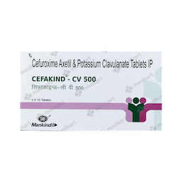 CEFAKIND CV 500MG TABLET 10'S