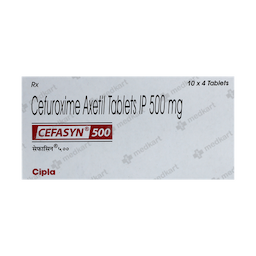 CEFASYN 500MG TABLET 4'S