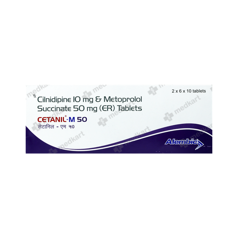 CETANIL M50MG TABLET 10'S