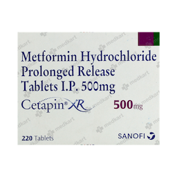 CETAPIN XR 500MG TABLET 15'S