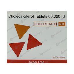 CHOLESTATUS 60K CHEWABLE TABLET 4'S