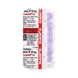 CILACAR 10MG TABLET 15'S