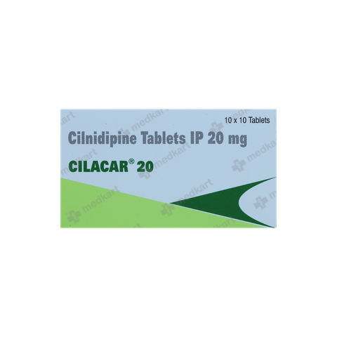 CILACAR 20MG TABLET 10'S