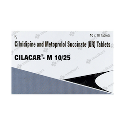 CILACAR M 10/25MG TABLET 10'S