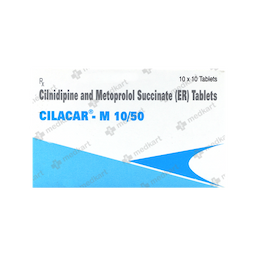 CILACAR M 10/50MG TABLET 10'S