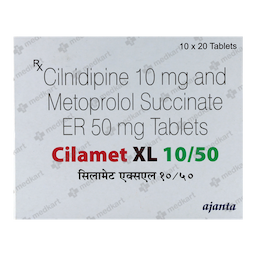 CILAMET XL 10/50MG TABLET 20'S