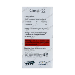 CILONOL 100MG TABLET 10'S