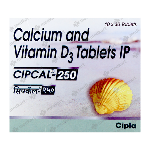 CIPCAL 250MG TABLET 30'S