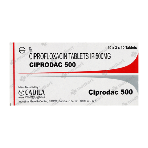 CIPRODAC 500MG TABLET 10'S