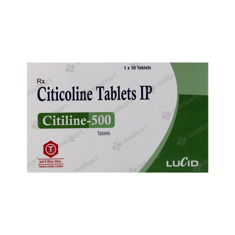 CITILIINE 500MG TABLET 10'S