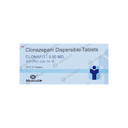 CLONAFIT 0.5MG MD TABLET 10'S