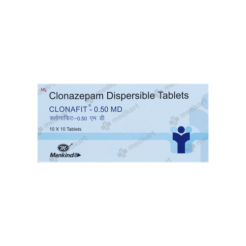 CLONAFIT 0.5MG MD TABLET 10'S