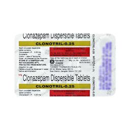 CLONOTRIL 0.25MG TABLET 15'S