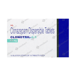 CLONOTRIL 0.5MG TABLET 15'S