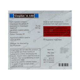 CLOPILET A 150MG TABLET 10'S