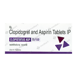 CLOPISTATUS ASP 75/150MG TABLET 15'S