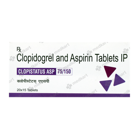 CLOPISTATUS ASP 75/150MG TABLET 15'S