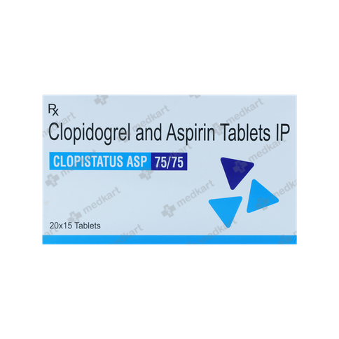 CLOPISTATUS ASP 75/75MG TABLET 15'S