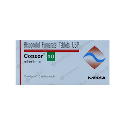 CONCOR 10MG TABLET 10'S