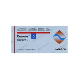 CONCOR 5MG TABLET 10'S