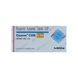 CONCOR COR 1.25MG TABLET 10'S