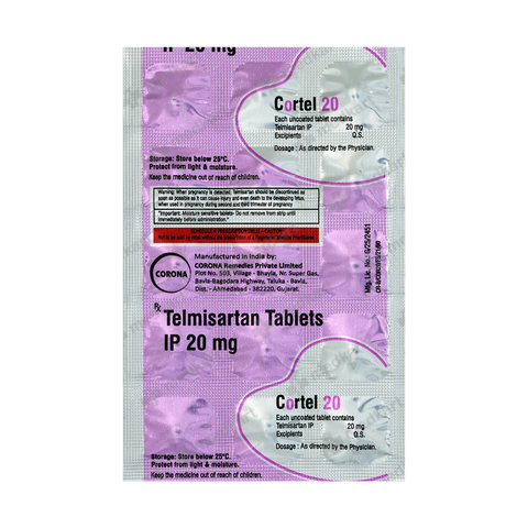 CORTEL 20MG TABLET 15'S