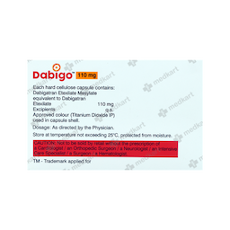 DABIGO 110MG TABLET 10'S