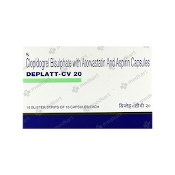 DEPLATT CV 20MG CAPSULE 10'S