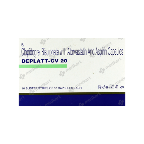 DEPLATT CV 20MG CAPSULE 10'S