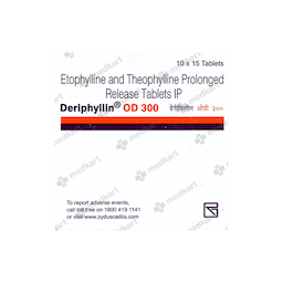 DERIPHYLLIN OD 300MG TABLET 15'S