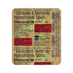 DIANORM M 80/500MG TABLET 15'S