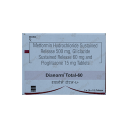 DIANORM TOTAL 60MG TABLET 10'S