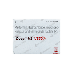 DUOPIL HS 1/850MG TABLET 10'S