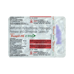 DUOPIL HS 2/850MG TABLET 10'S