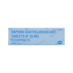 ECOSPRIN 75MG TABLET 14'S