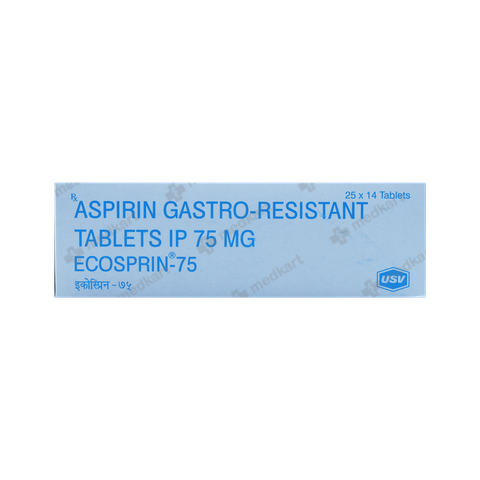 ECOSPRIN 75MG TABLET 14'S