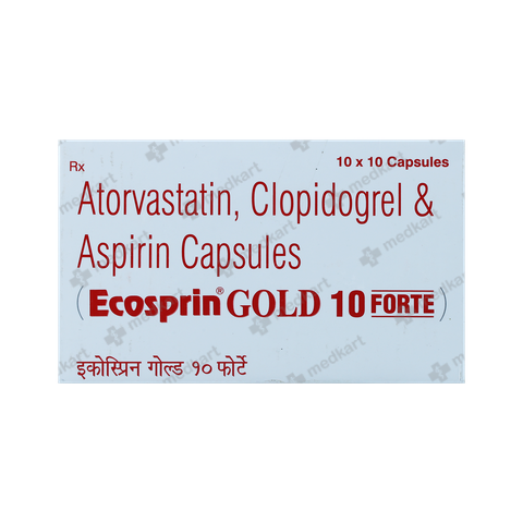 ECOSPRIN GOLD 10MG FORTE CAPSULE 10'S